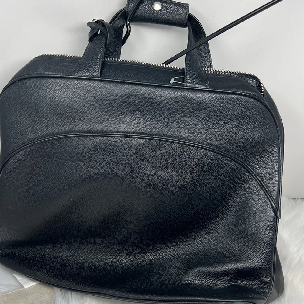 Rmd Studio Presents Business Leather briefcase Messenger bag 17.5 L X 15.5” H